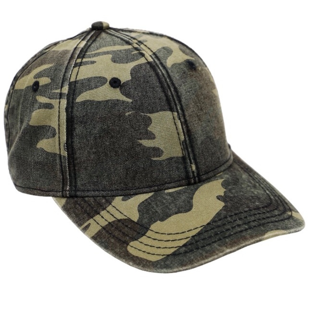 🎈$6🎈NEW GEORGE Men's Camo Baseball Hat Green UNISEX - Picture 2 of 16